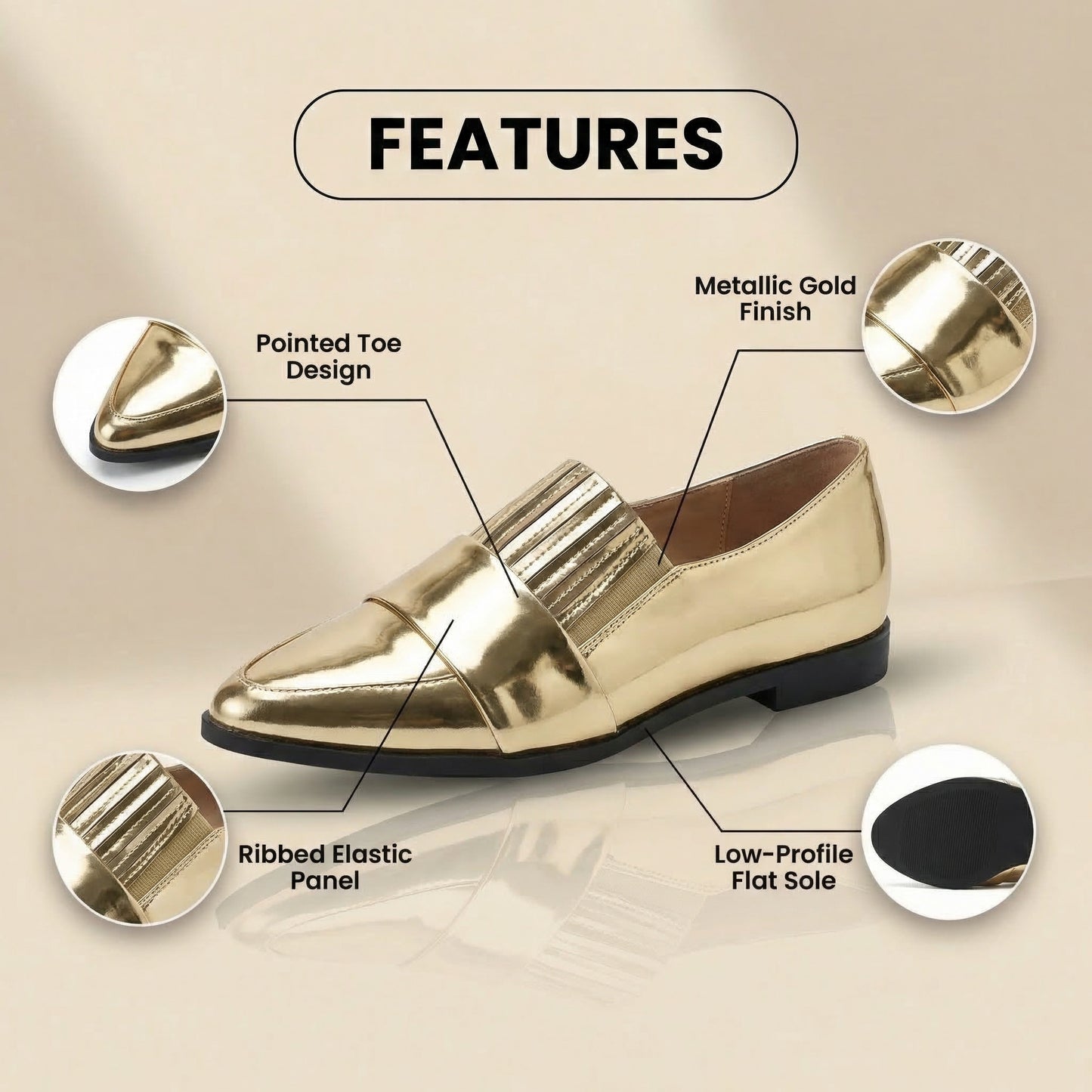 Chic Orthopedic Shoes with Unique Design