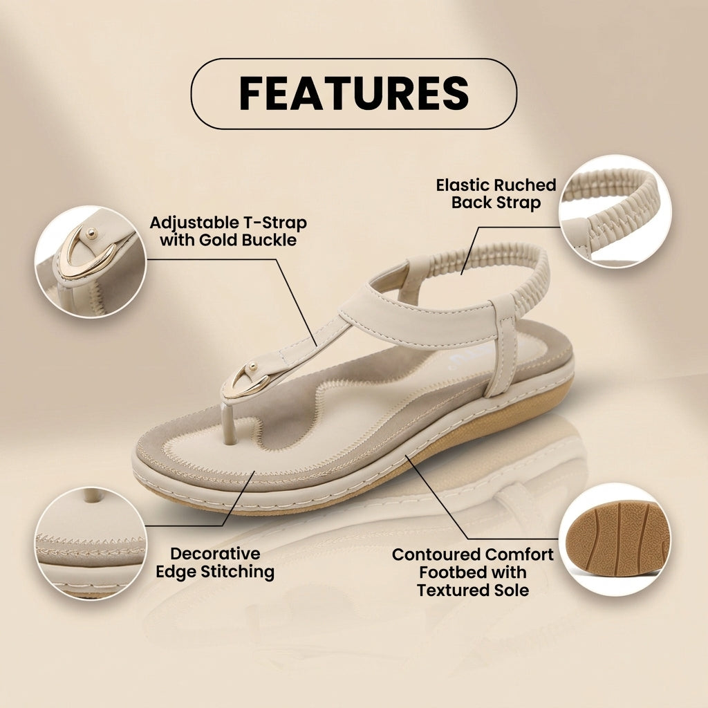 Graceful Orthopedic Flats for Modern Look