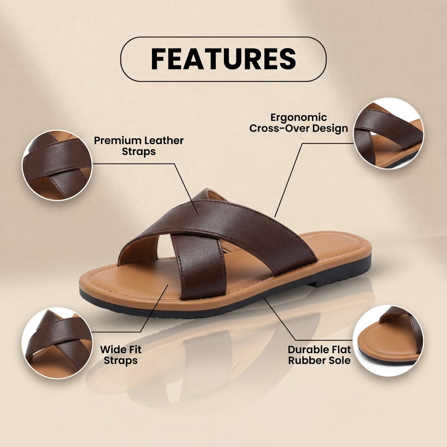 Beautifully Crafted Orthopedic Slippers