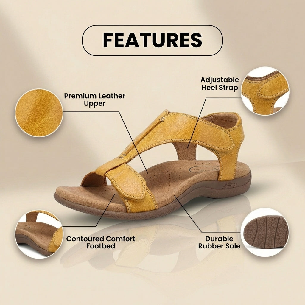 Classic Orthopedic Sandals with Timeless Style