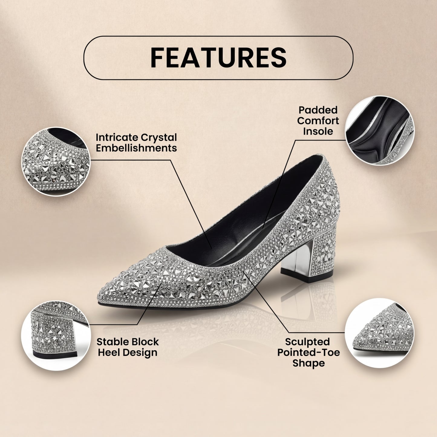 Chic Orthopedic Flats with Unique Design