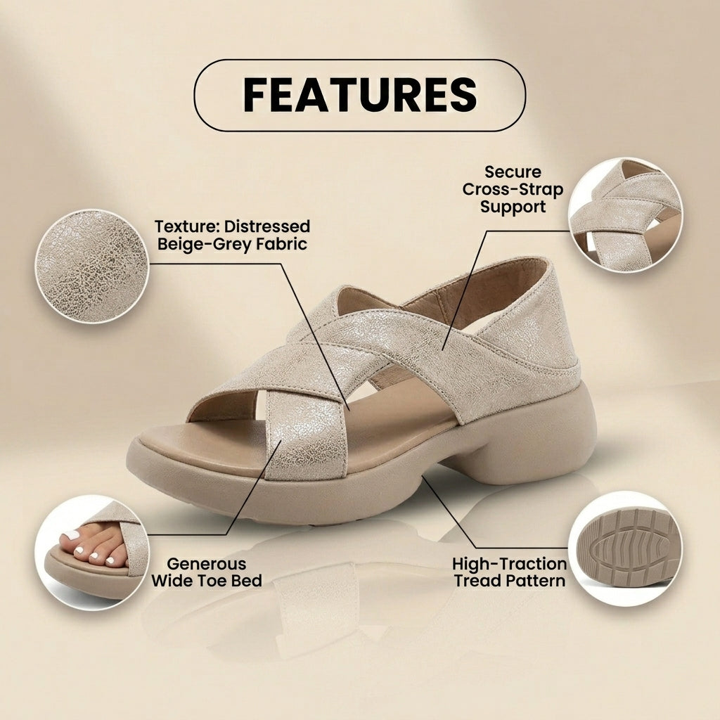 Graceful Orthopedic Sandals for Modern Look