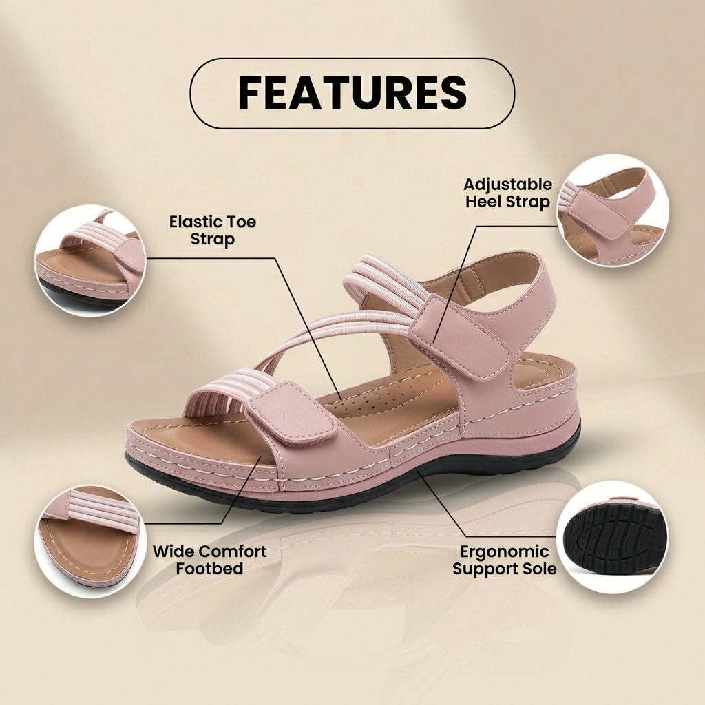 Vintage Inspired Orthopedic Sandals