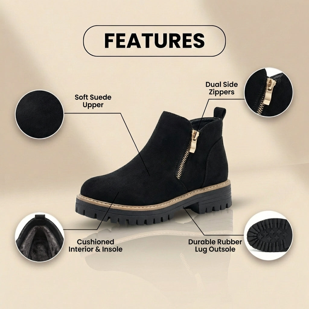 Classic Orthopedic Boots with Timeless Style