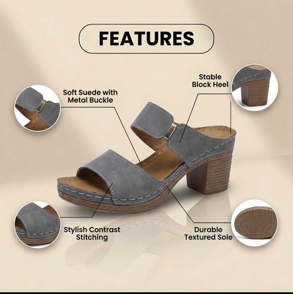 Vintage Inspired Orthopedic Slippers