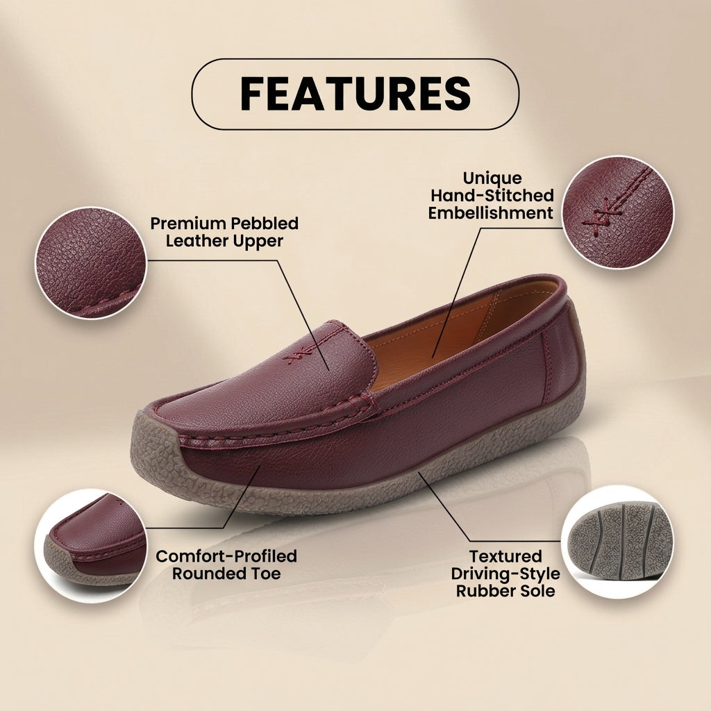 Chic Orthopedic Loafers with Unique Design