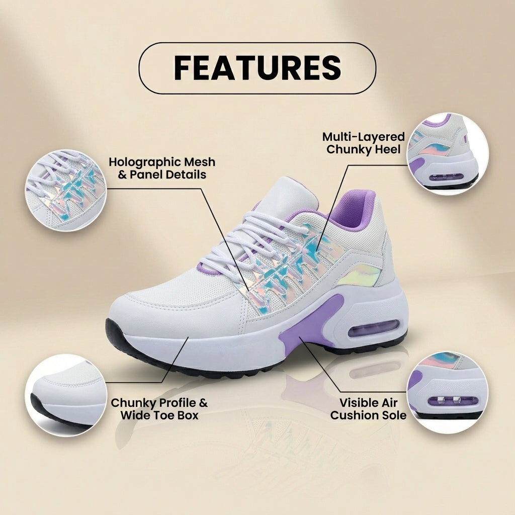 Chic Orthopedic Sneakers with Unique Design