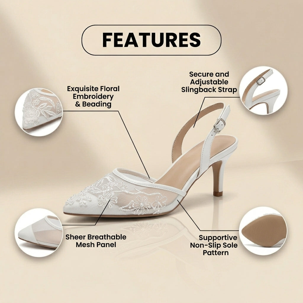 Vintage Inspired Orthopedic Mules