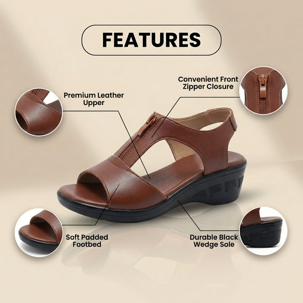 Vintage Inspired Orthopedic Sandals