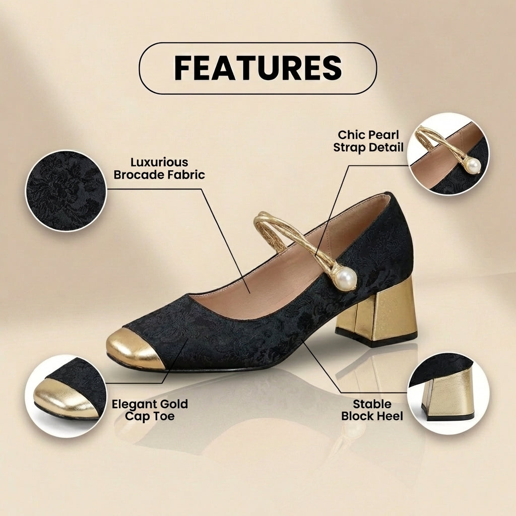 Classic Orthopedic Heels with Timeless Style