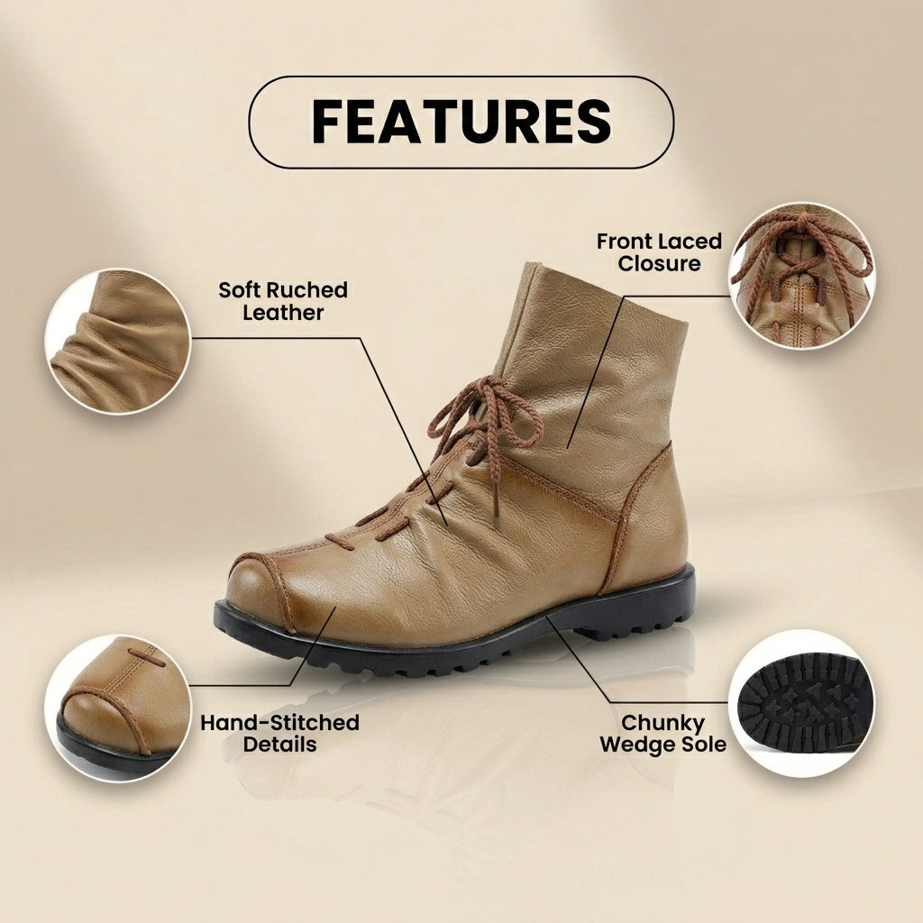 Vintage Inspired Orthopedic Boots