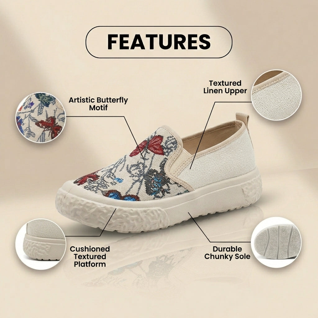 Graceful Orthopedic Flats for Modern Look
