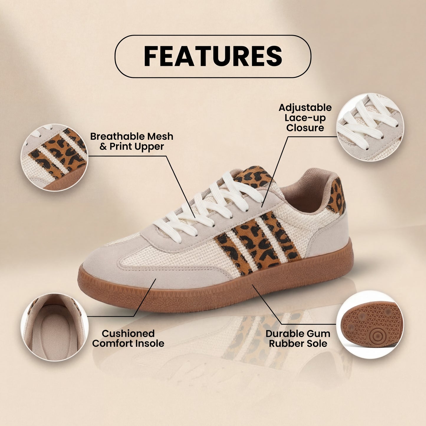Sleek and Supportive Orthopedic Sneakers