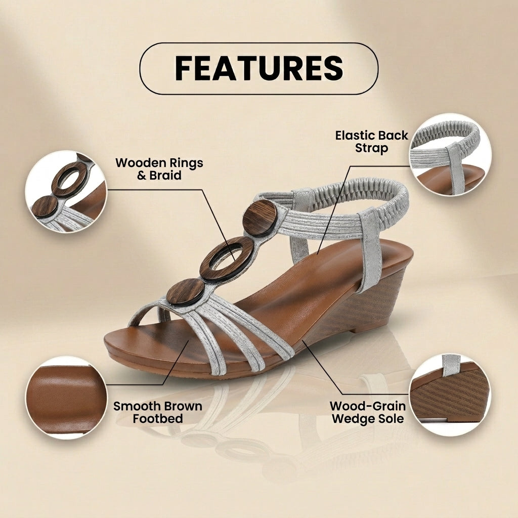 Vintage Inspired Orthopedic Sandals