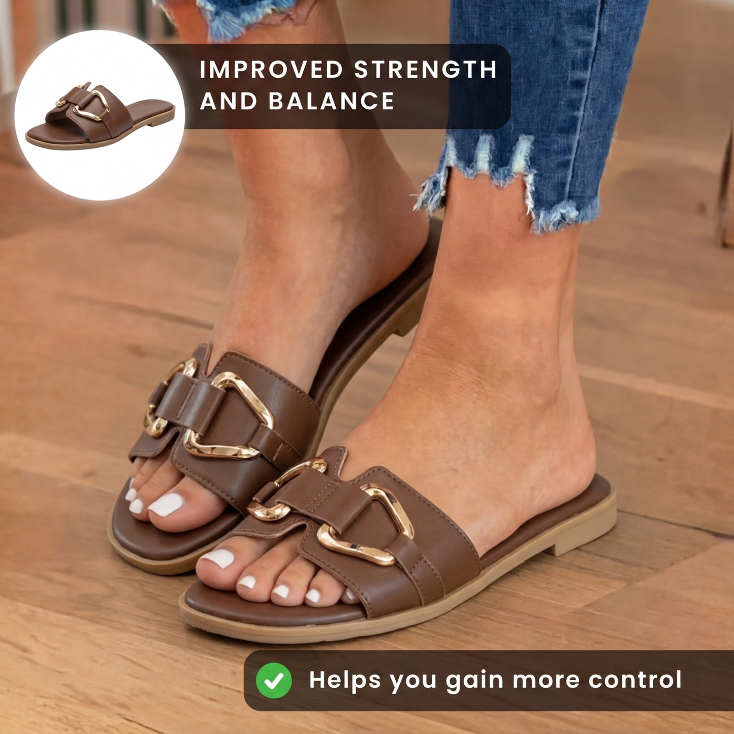 Graceful Orthopedic Slippers for Modern Look