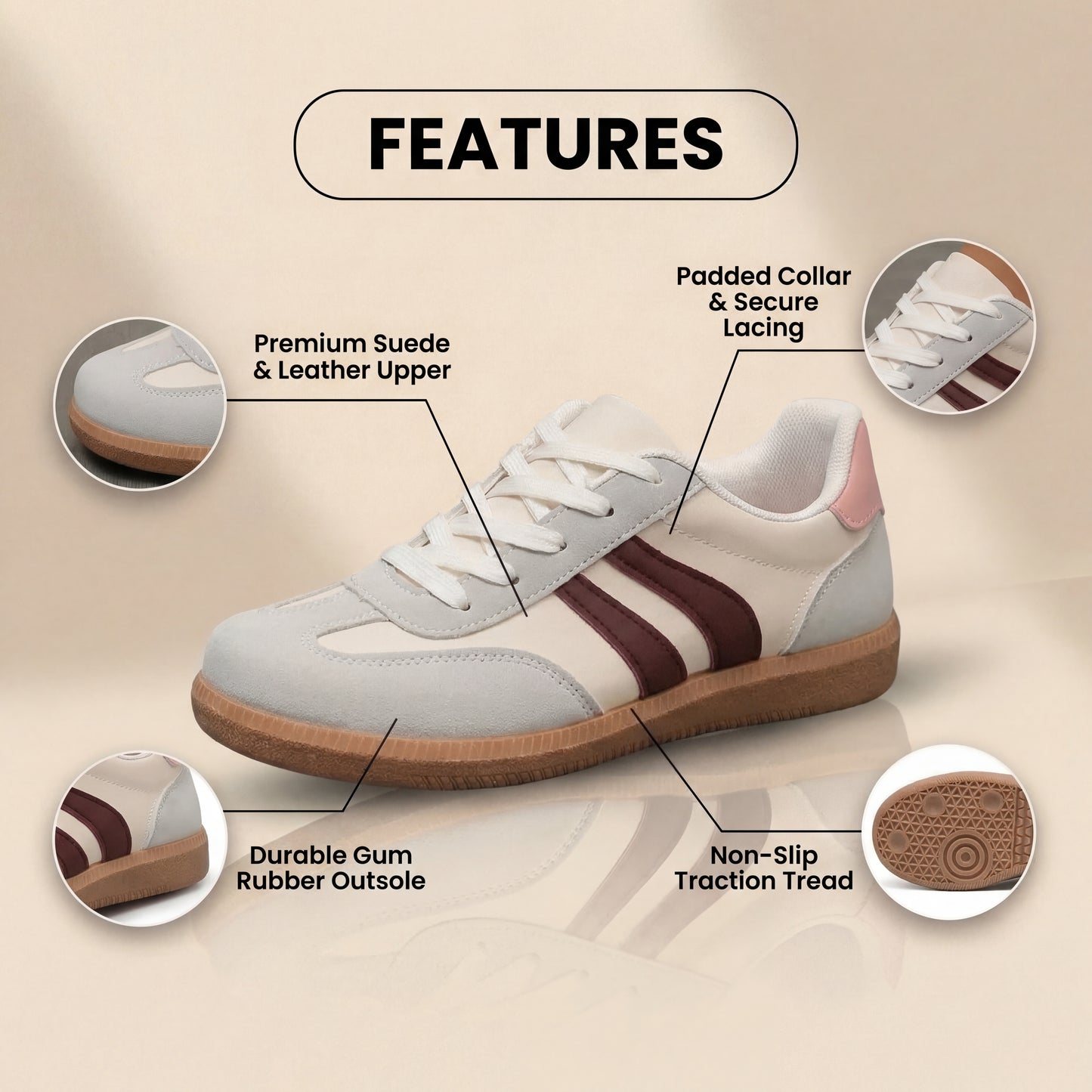 Sleek and Supportive Orthopedic Sneakers