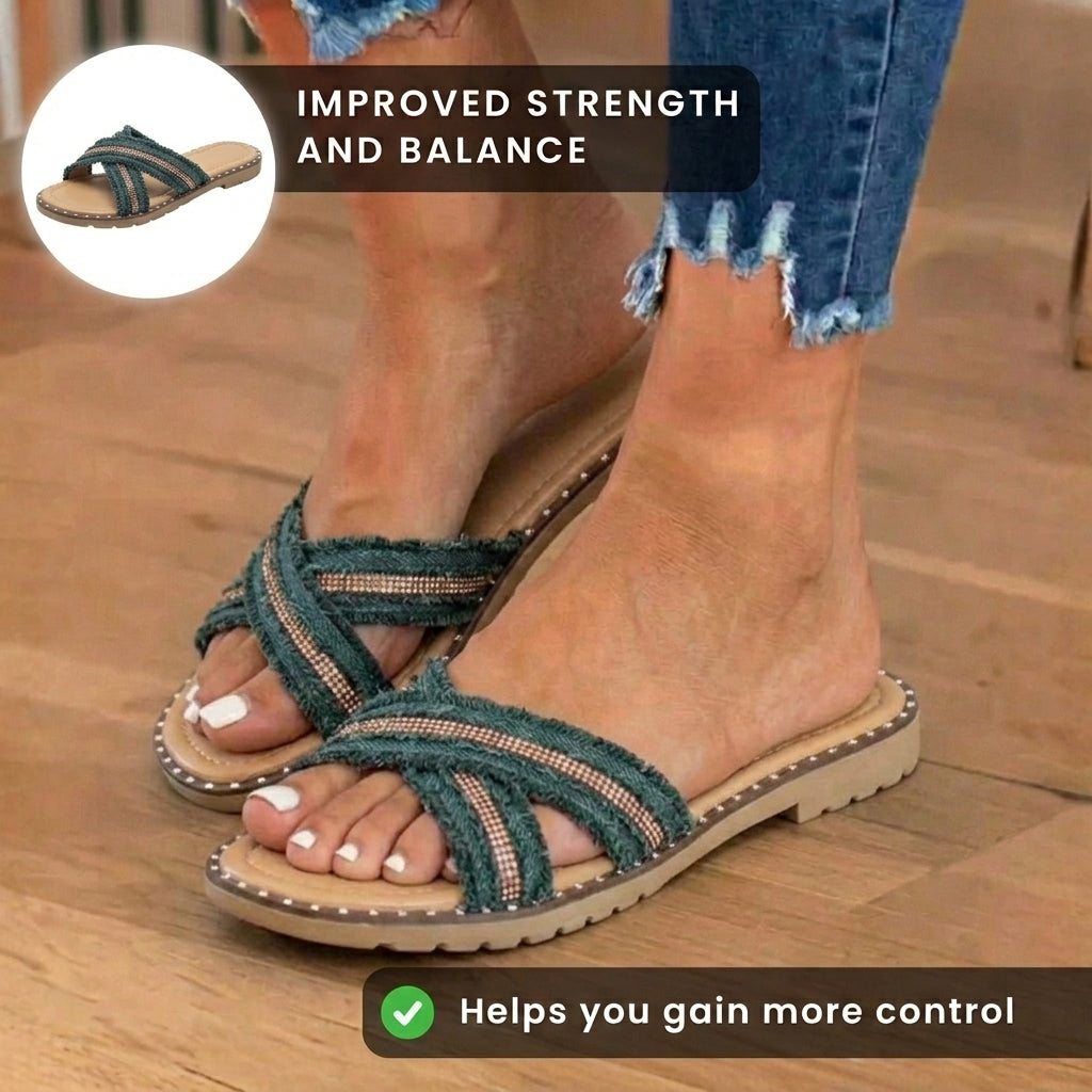 Vintage Inspired Orthopedic Slippers