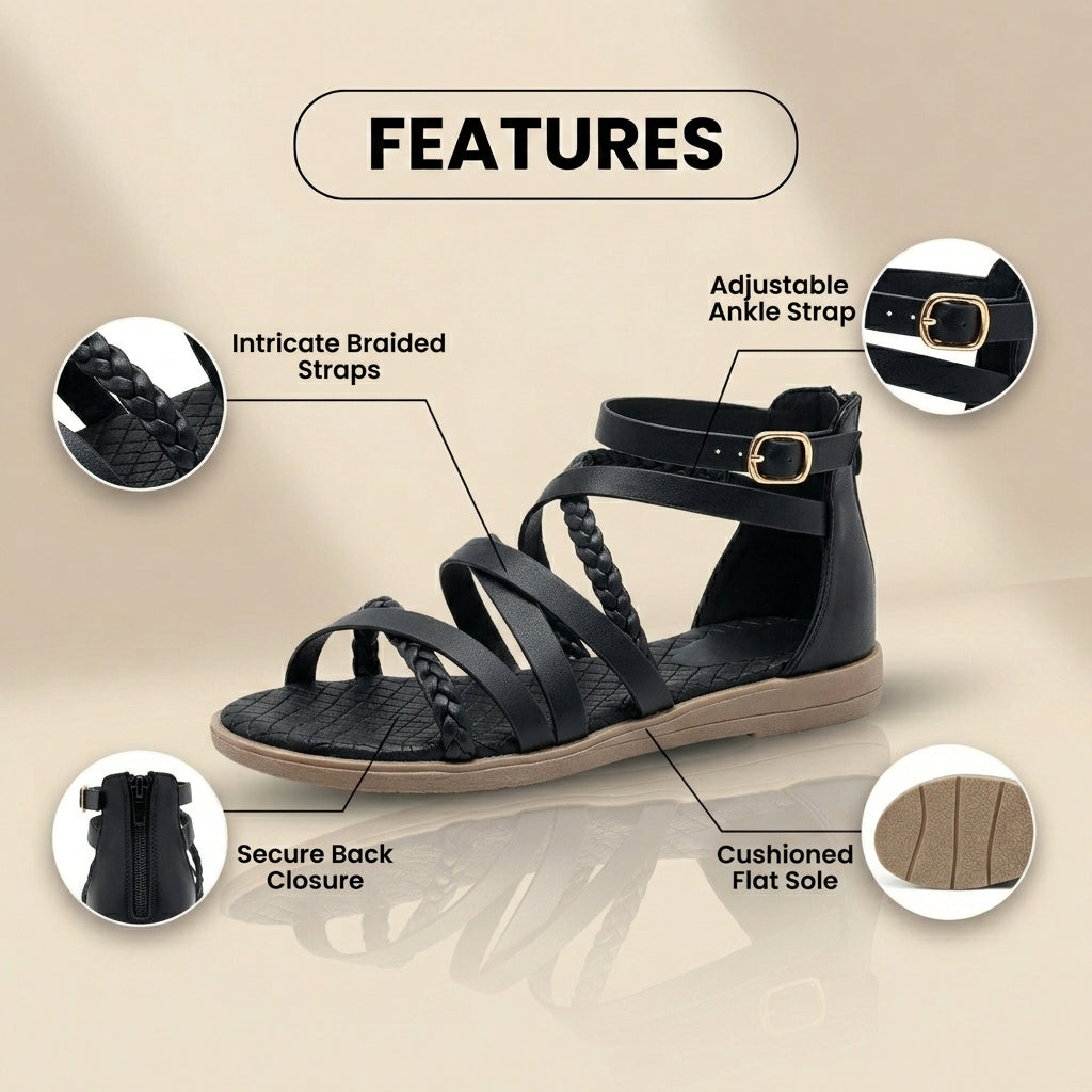Vintage Inspired Orthopedic Sandals