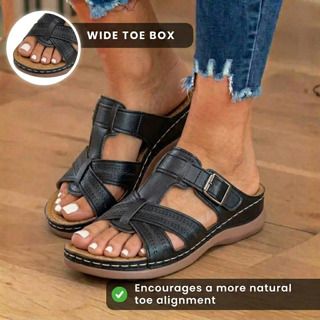 Vintage Inspired Orthopedic Sandals