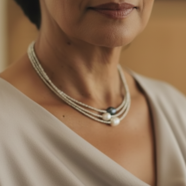 Klasyczny Perłowy Naszyjnik z ponadczasowym urokiem