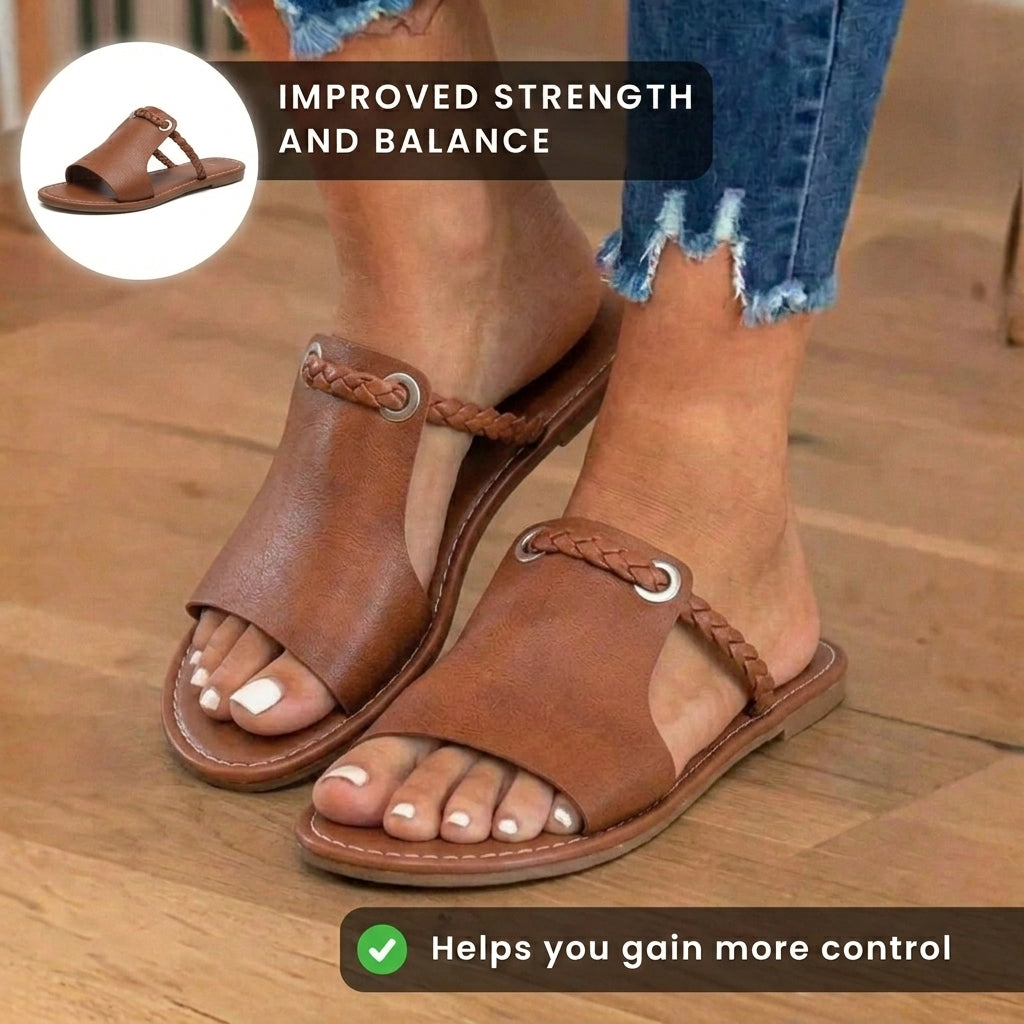 Classic Orthopedic Slippers with Timeless Style