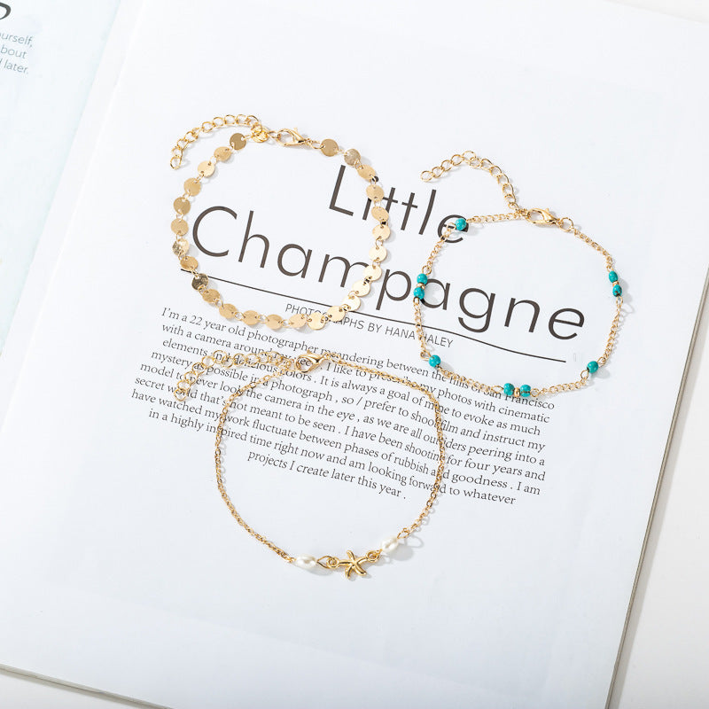 Czarujący Bransoletka na kostkę na każdą okazję