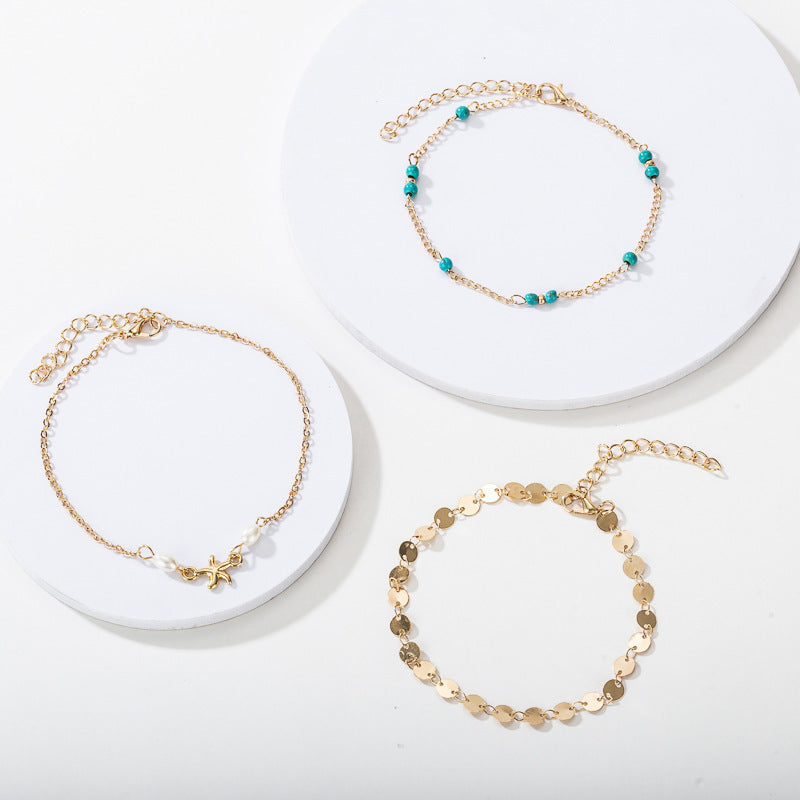 Czarujący Bransoletka na kostkę na każdą okazję