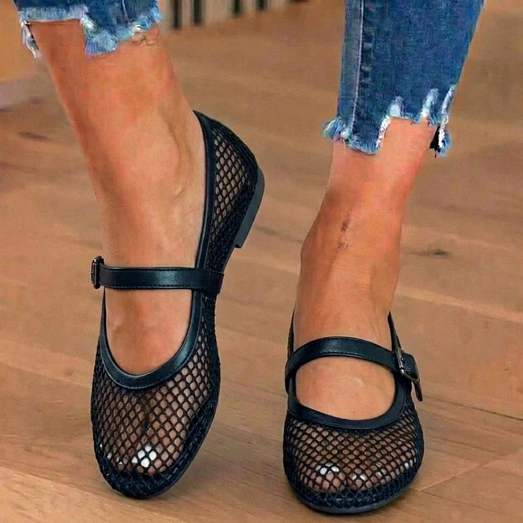 Vintage Inspired Orthopedic Flats