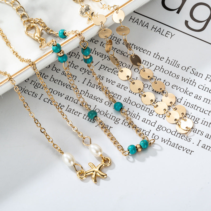 Czarujący Bransoletka na kostkę na każdą okazję