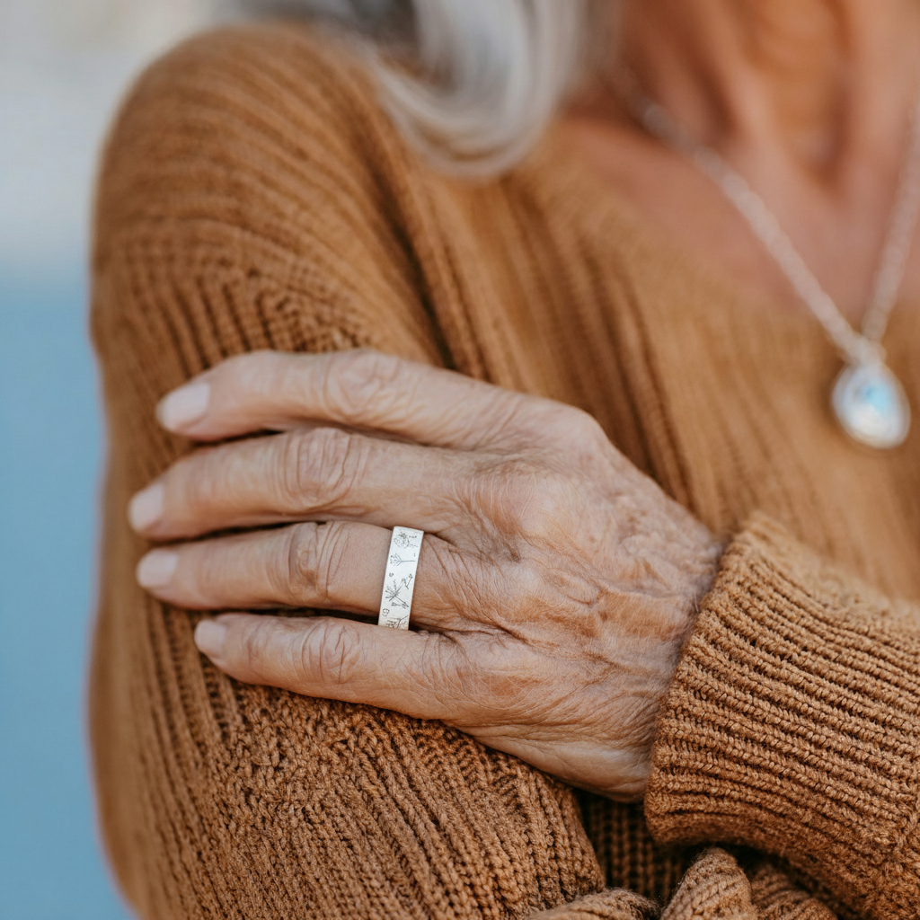 Ręcznie robiony vintage Pierścionek