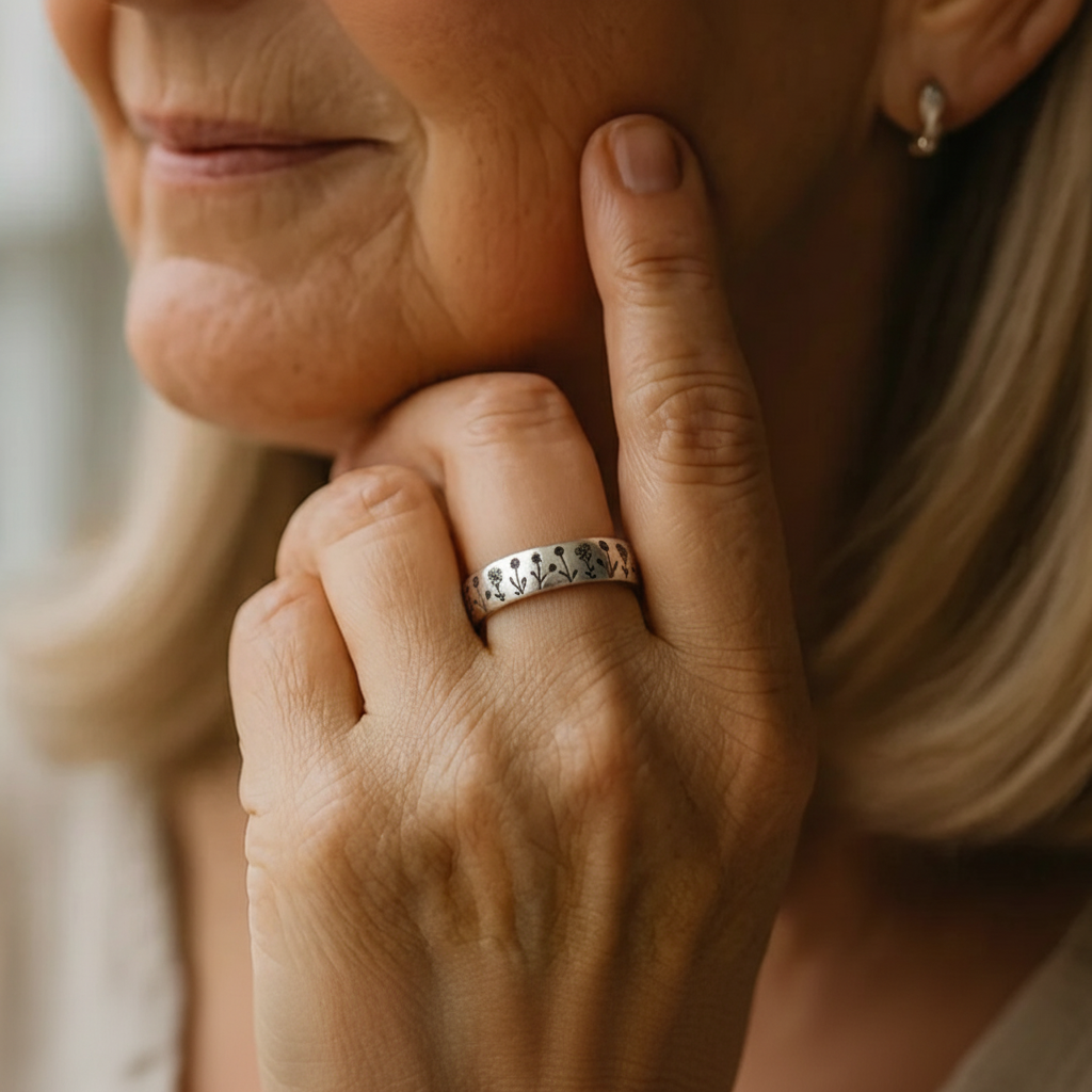 Ręcznie robiony vintage Pierścionek