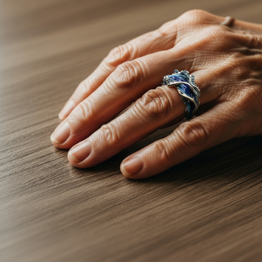 Piękny Złoty Pierścionek w unikalnym stylu