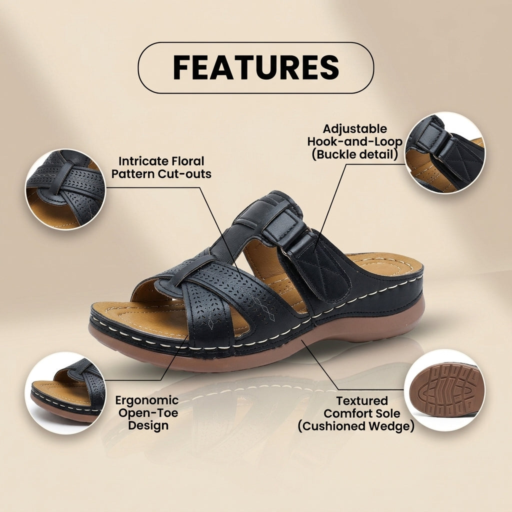 Vintage Inspired Orthopedic Sandals