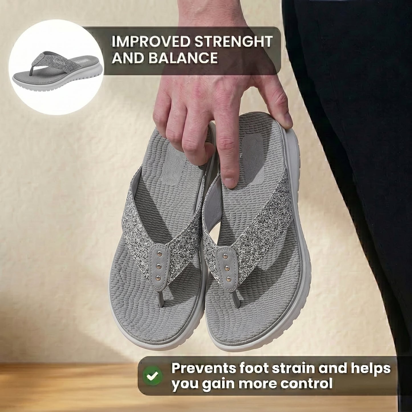 Graceful Orthopedic Slippers for Modern Look