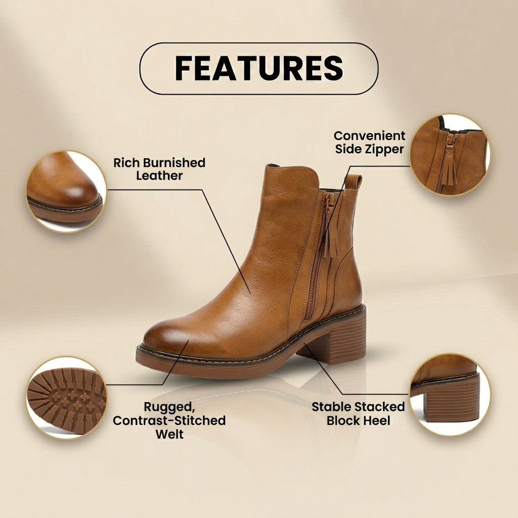 Vintage Inspired Orthopedic Boots
