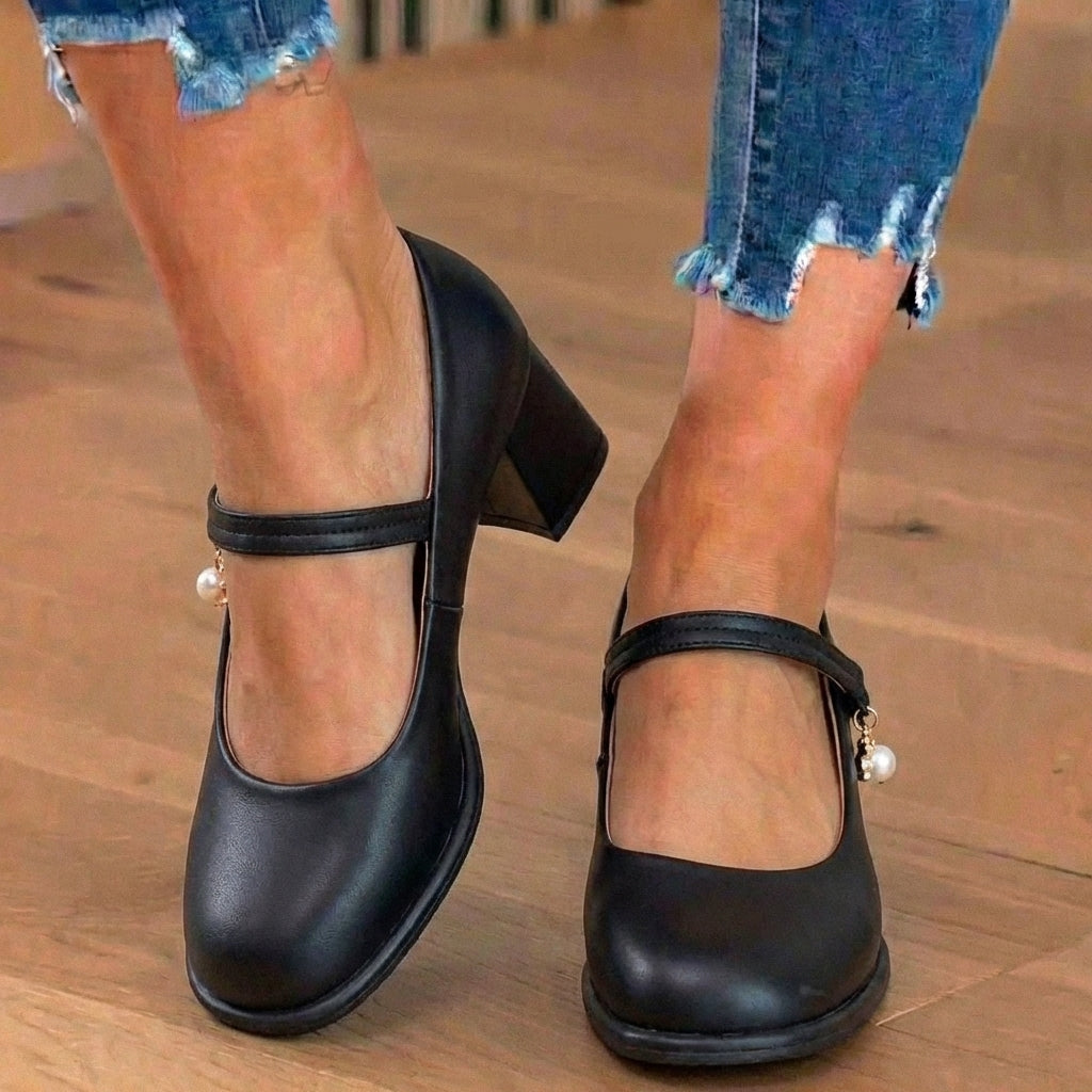 Chic Orthopedic Heels with Unique Design