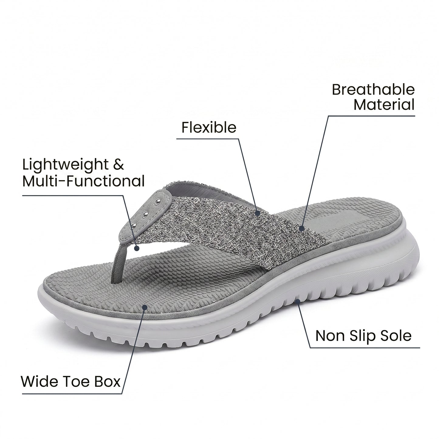 Graceful Orthopedic Slippers for Modern Look