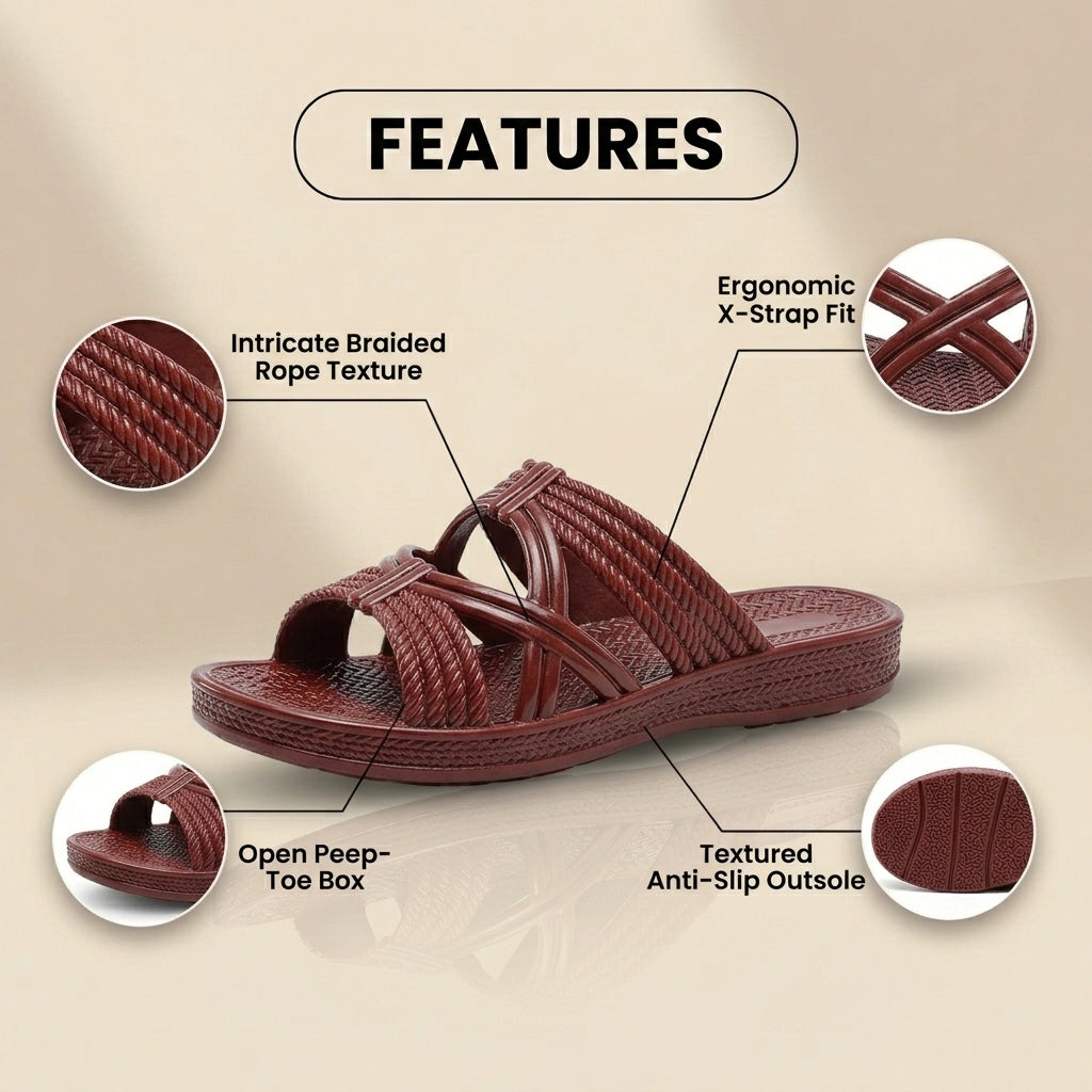 Chic Orthopedic Slippers with Unique Design