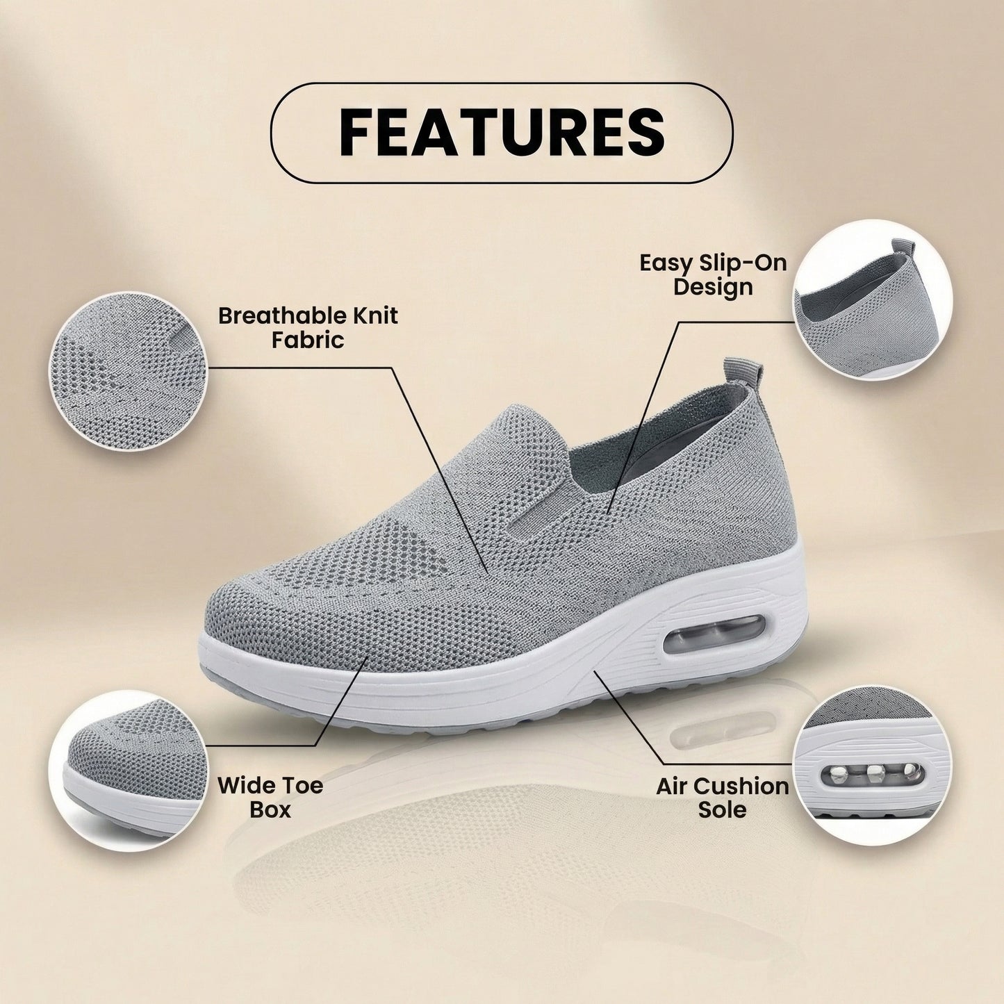 Beautifully Crafted Orthopedic Sneakers