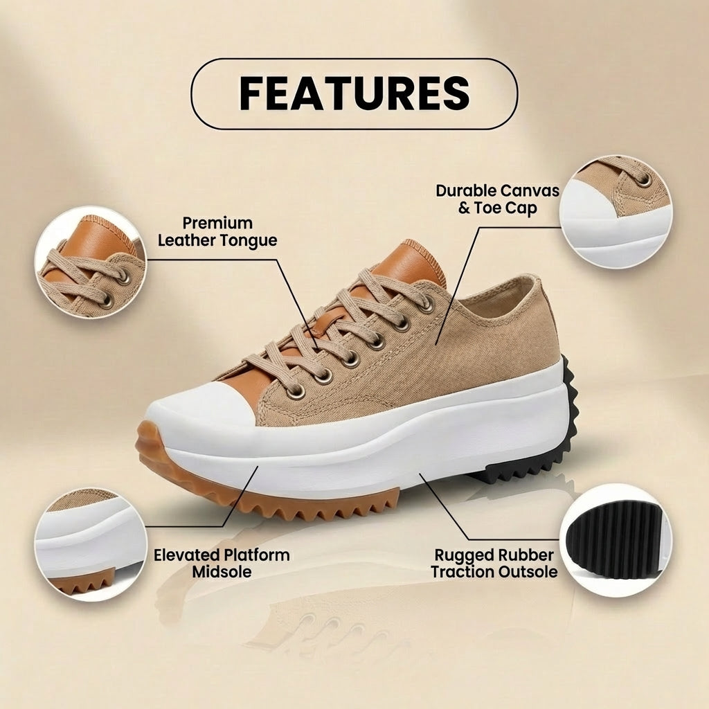 KS | Trendy, chunky platform sneakers