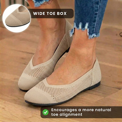 Graceful Orthopedic Flats for Modern Look