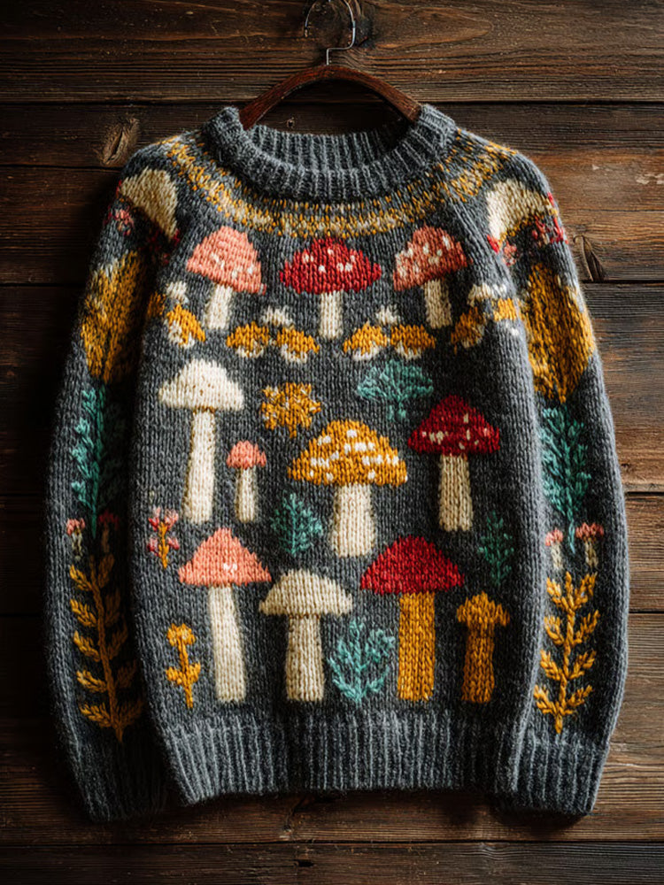 A Vintage Style Sweater with Delicate Timeless Details