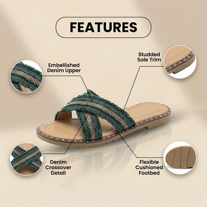 Vintage Inspired Orthopedic Slippers