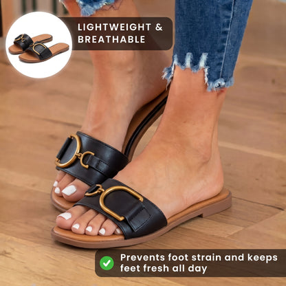 Classic Orthopedic Flats with Timeless Style