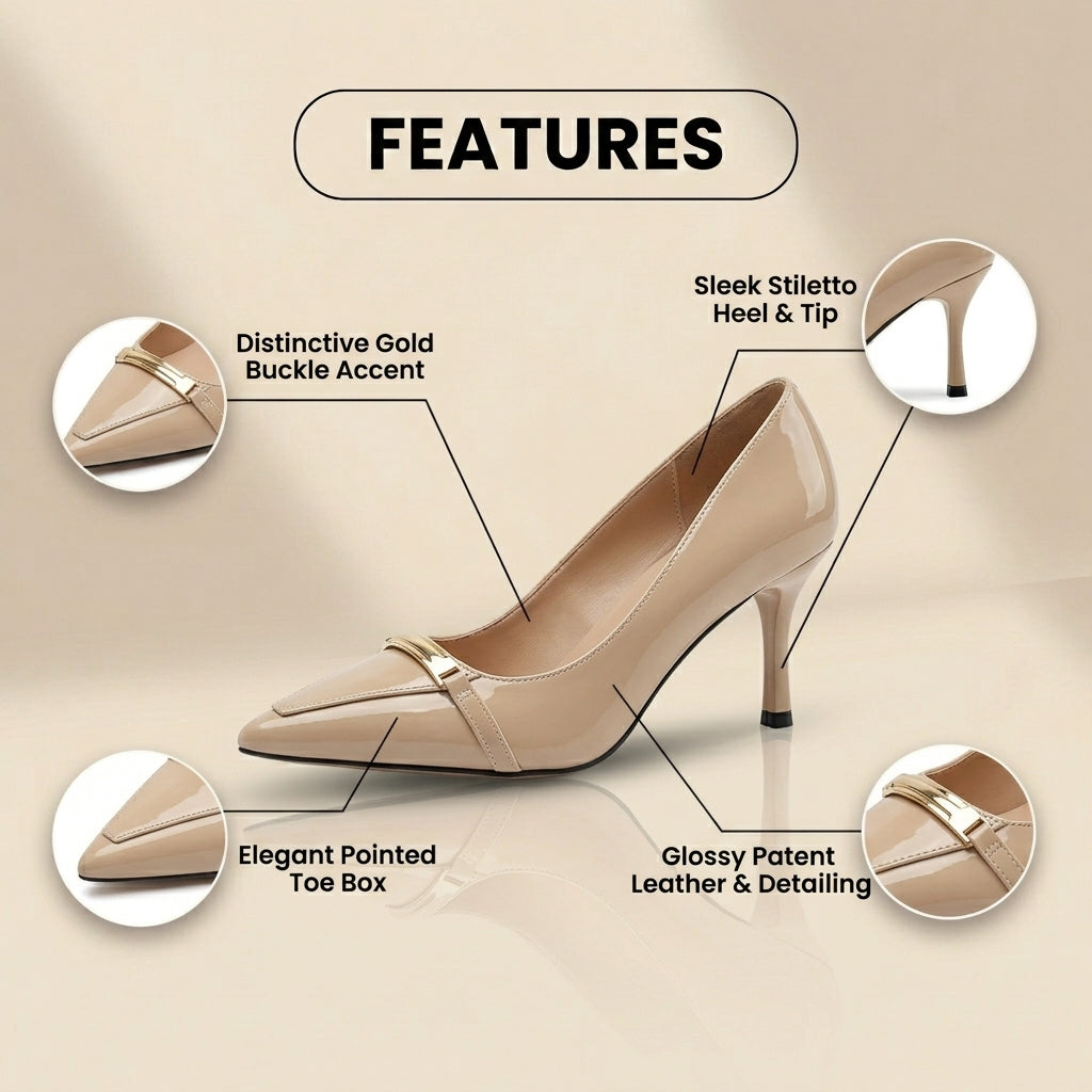 Classic Orthopedic Heels with Timeless Style