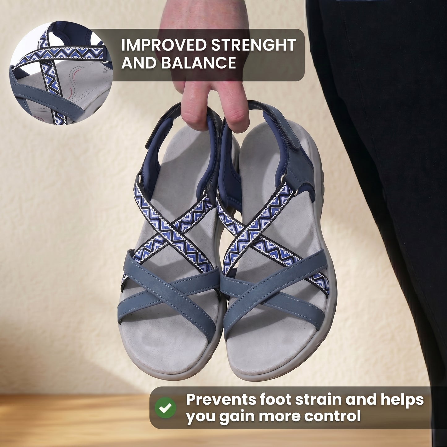 Beautifully Crafted Orthopedic Flats