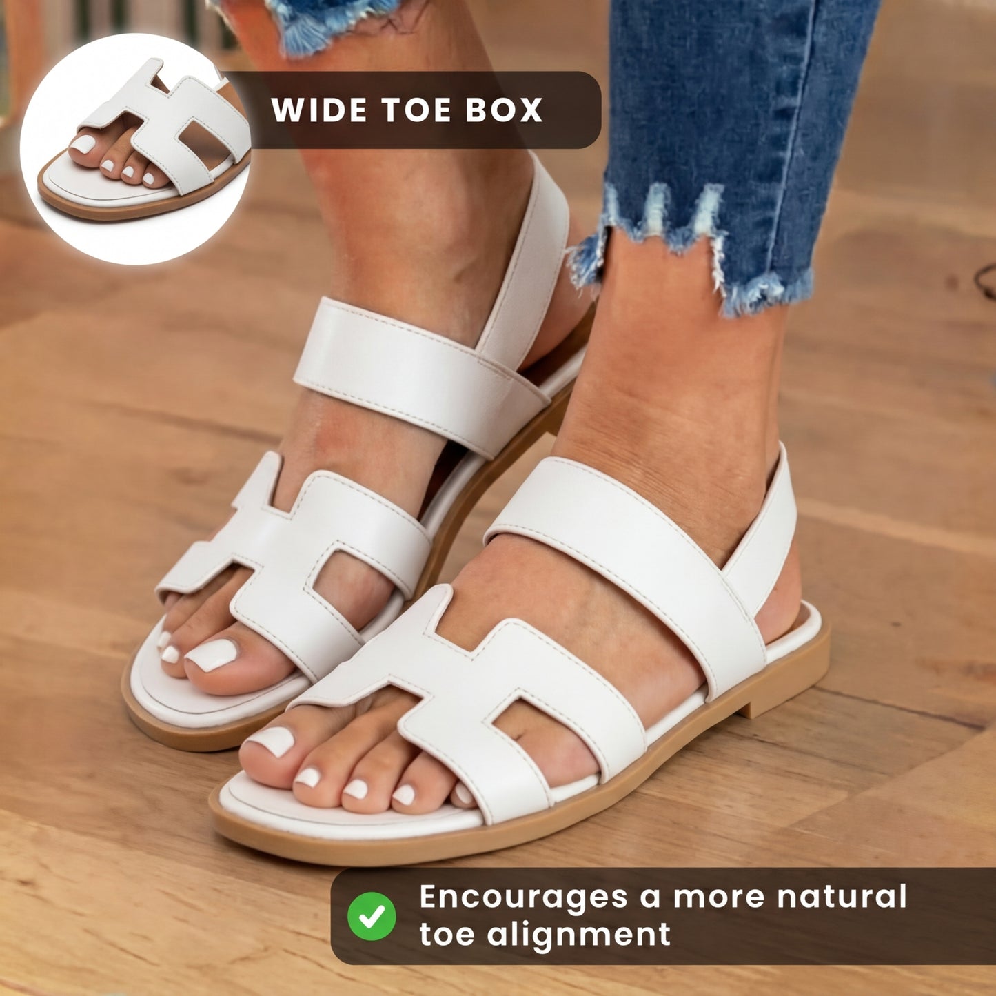 Vintage Inspired Orthopedic Sandals