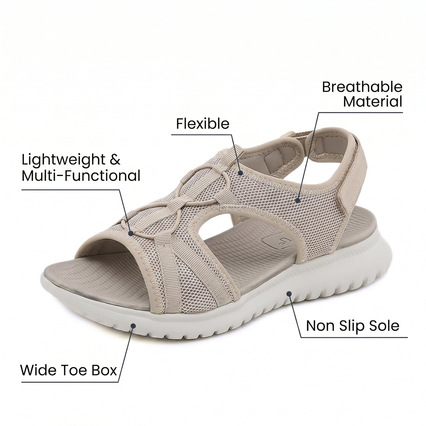 Classic Orthopedic Sandals with Timeless Style