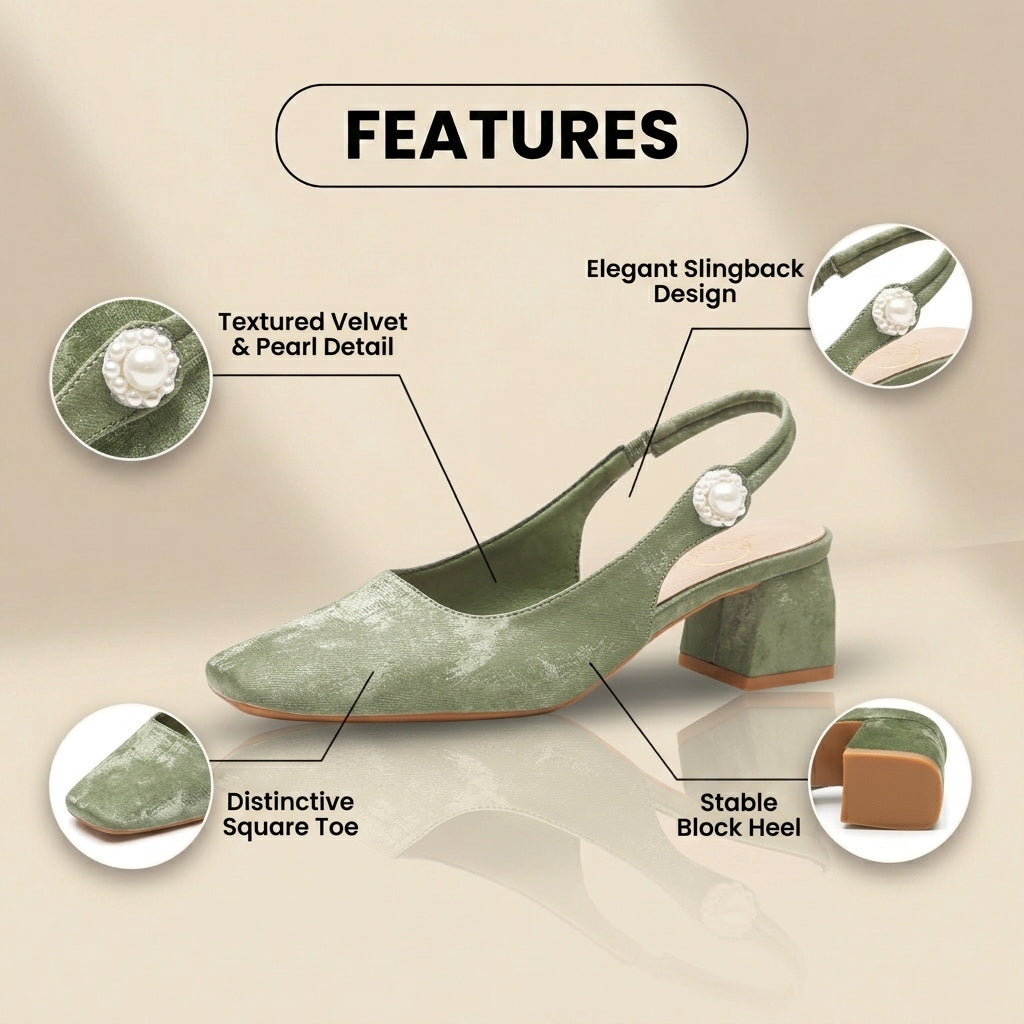 Vintage Inspired Orthopedic Heels