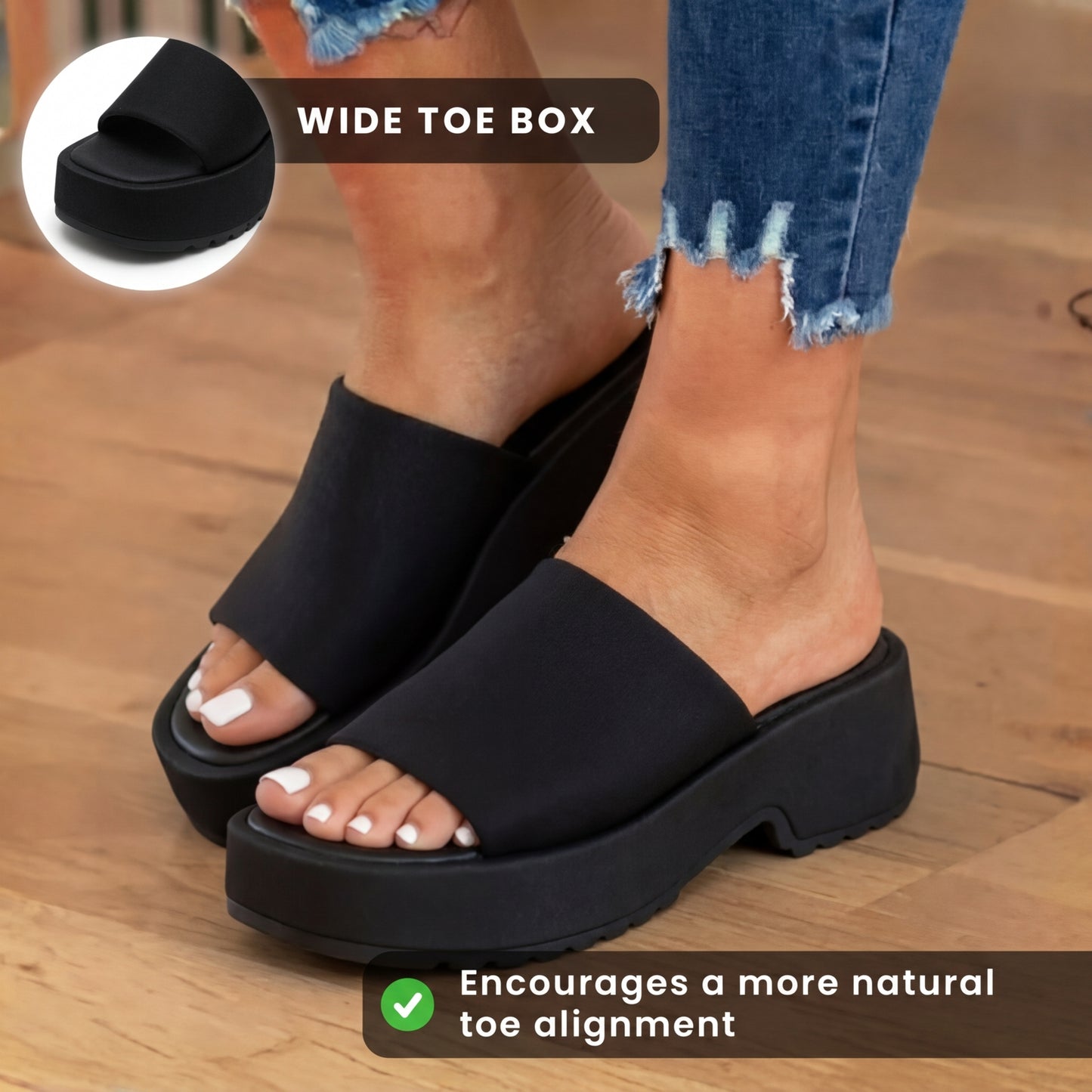 Graceful Orthopedic Slippers for Modern Look